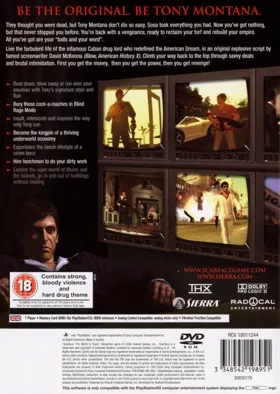 Scarface - The World Is Yours box cover back